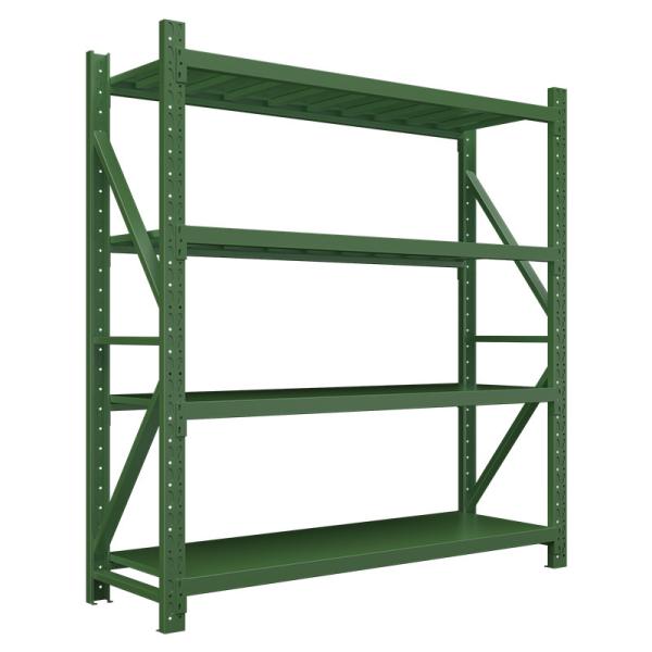 Loading 300kg Boltless Medium Duty Long Span Racking Adjustable Garage Storage Shelving Unit
