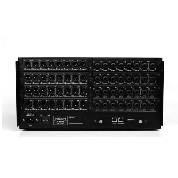 32 Channel Dante Analog Switch Audio Interface Box with 48V Phantom Power Control