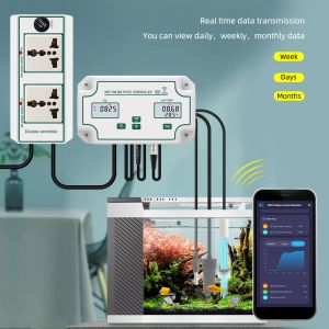 WiFi Temp EC PH Conductivity Controller Water Quality Tester Hydroponics
