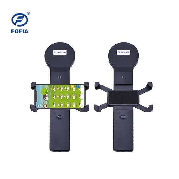 Bluetooth Cattle Ear Tag Reader Portable With Lithium Battery , Black Color
