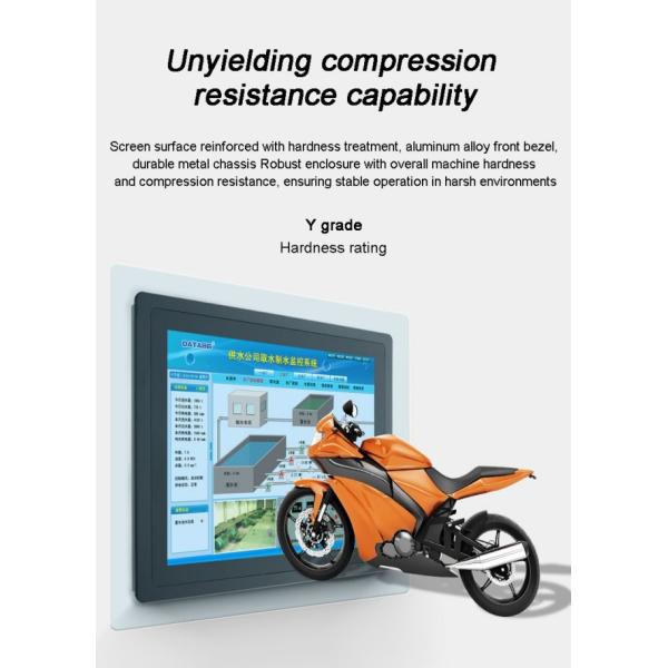 Aluminum Alloy case Ip65 Capacitive Touch Display Lcd Flat Screen Full hd Embedded Industrial Computer Customization