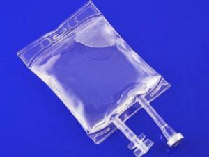 China Transparent 250 Ml Sterile Water Iv Bags 500ml Empty Saline Bags on sale