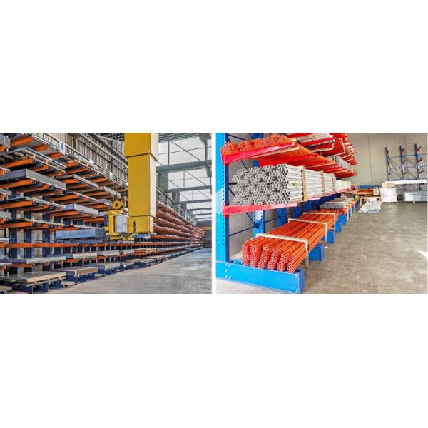 C01：Double Side Heavy Duty Cantilever Racking System Long Arm Structure for Lumber Wood Storage