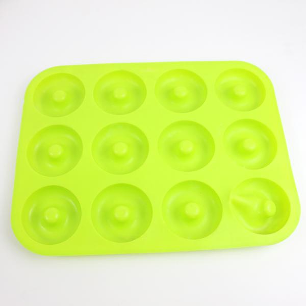 Multi Functional Silicone Donut Mold , Silicone Baking Mould For Dessert Making