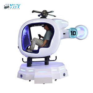 Theme Park 9D VR Simulator Helicopter Flight Game Machine
