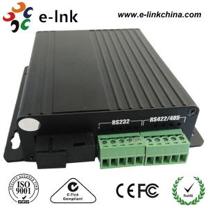 Quality RS232 / RS422 / RS485 Serial To Fiber Optic Media Converter With SC SM 20Km for sale