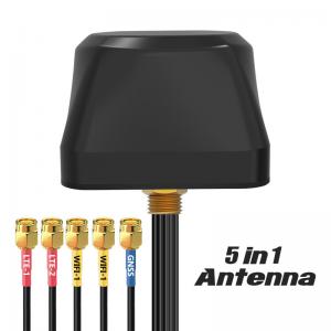 China Omni Directional Waterproof Screw Mount 5-in-1 Combined Combination Antenna Outdoor GPS Wifi 4G LTE Combo MIMO Antenna on sale