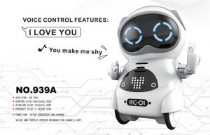 Quality PK Xiaomi Mitu mini robot gift kids toy voice interactive control robot with flexible joints SJY-939A for sale