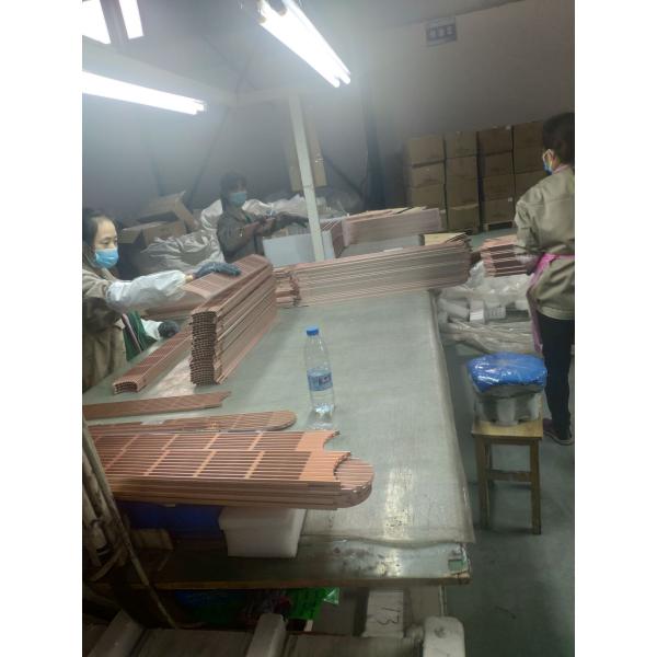 Precision Machining Custom Aluminum Parts Gold Anodized Robot Frame Application