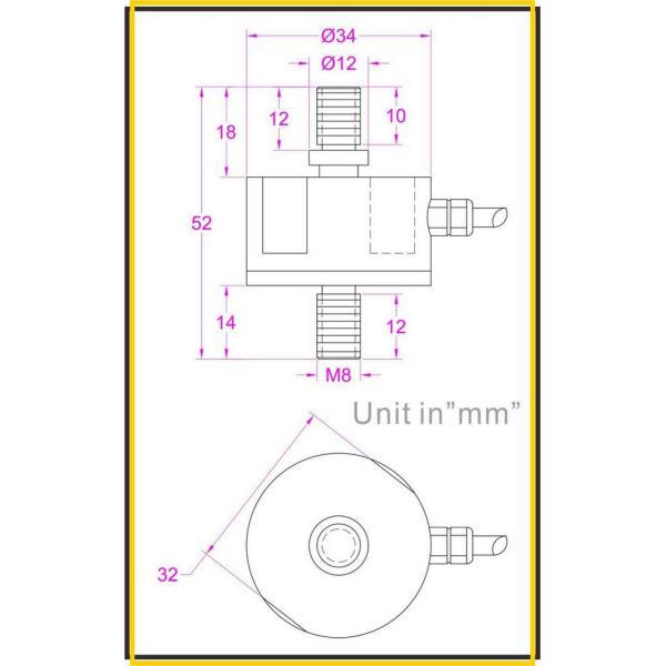 Tension compression load cell 1KN 2KN 3KN 5KN