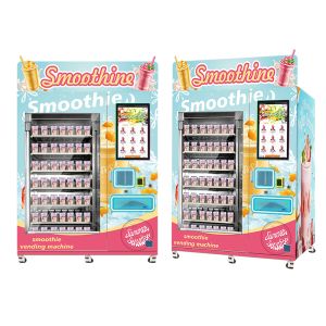Quality Compressor Cooling System Drink Smotthie Machine Vending with Easy and Convenient Coin Payment for sale