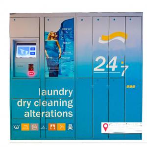 Quality Electronic Smart Laundry Locker System For Gym Delivery Dry Cleaning Service QR Code Scanner for sale