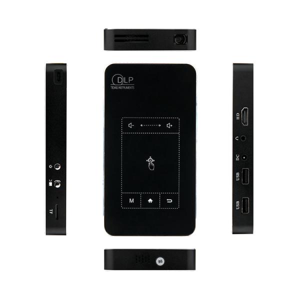 Mini Beamer 4K Portable Projector Video Smart DLP For Home Meeting Class Presentation