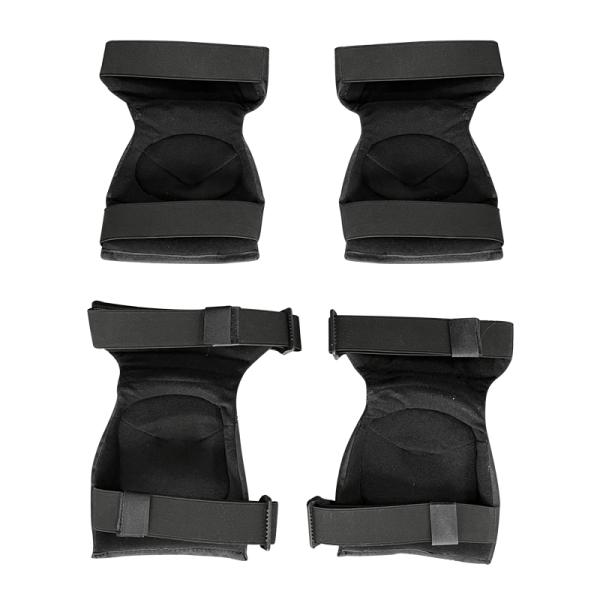 Active Adults Hard Shell Knee and Elbow Pads Basic Protection for Outdoor Activities