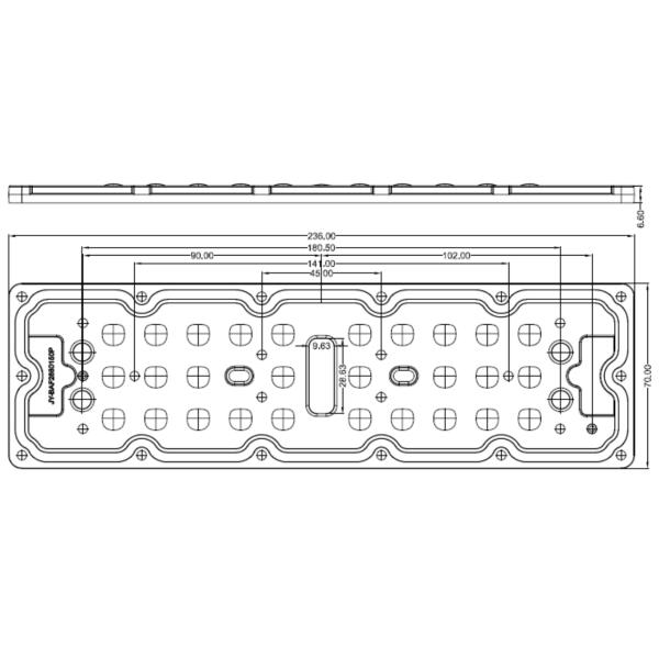 SMD 5050 Replaceable Led Module , Led Road Lamp Replacement Parts