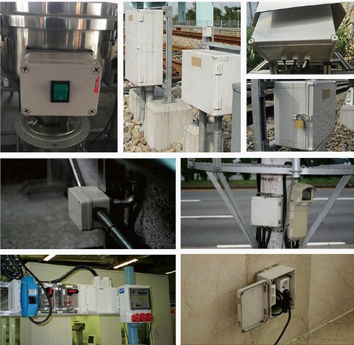 IP 65 Waterproof Electrical Power Distribution Box ABS / PC Material