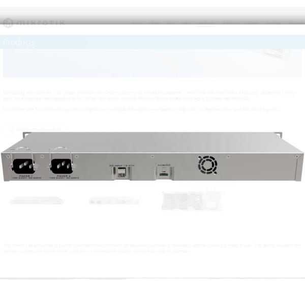 Mikrotik RB1100AHx4 Router with 13xGigabit Ethernet Ports and ARM 32bit AL21400 CPU