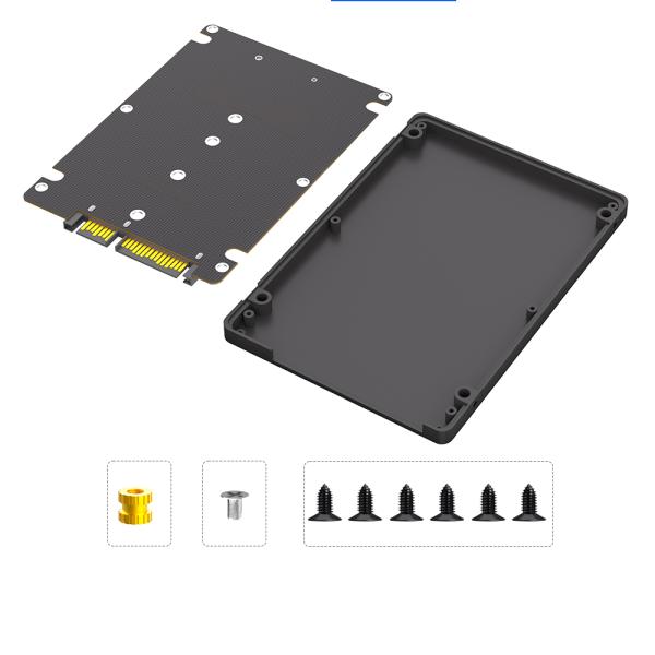 M.2 SATA to 2.5 Inch SATA III Adapter for NGFF SSD