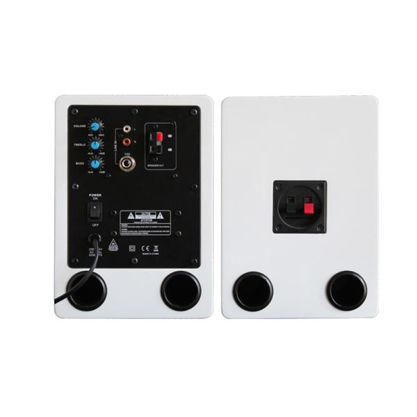 E606 Active Studio Monitor Speaker 25Wx2 Wood Cabinet