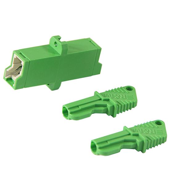 E2000 Fiber Optic Cable Adapter Singlemode / Multimode Insertion Ceramic Sleeve Simplex