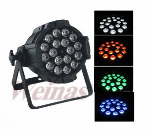 Quality Black Housing And White Housing Led Par Can Lights18pcs 8W RGBW 4 in 1 colorful  LED Par Light For Indoor can make for sale
