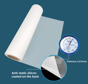 China Hot Peel DTF PET Transfer Film Washable Rubbing Resistance Roll on sale
