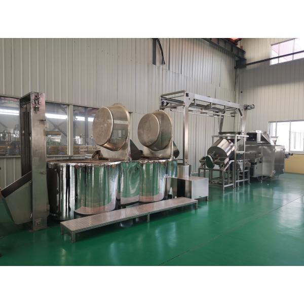 Horizontal 1 Year Warrenty Peeling Peanut Frying Machine