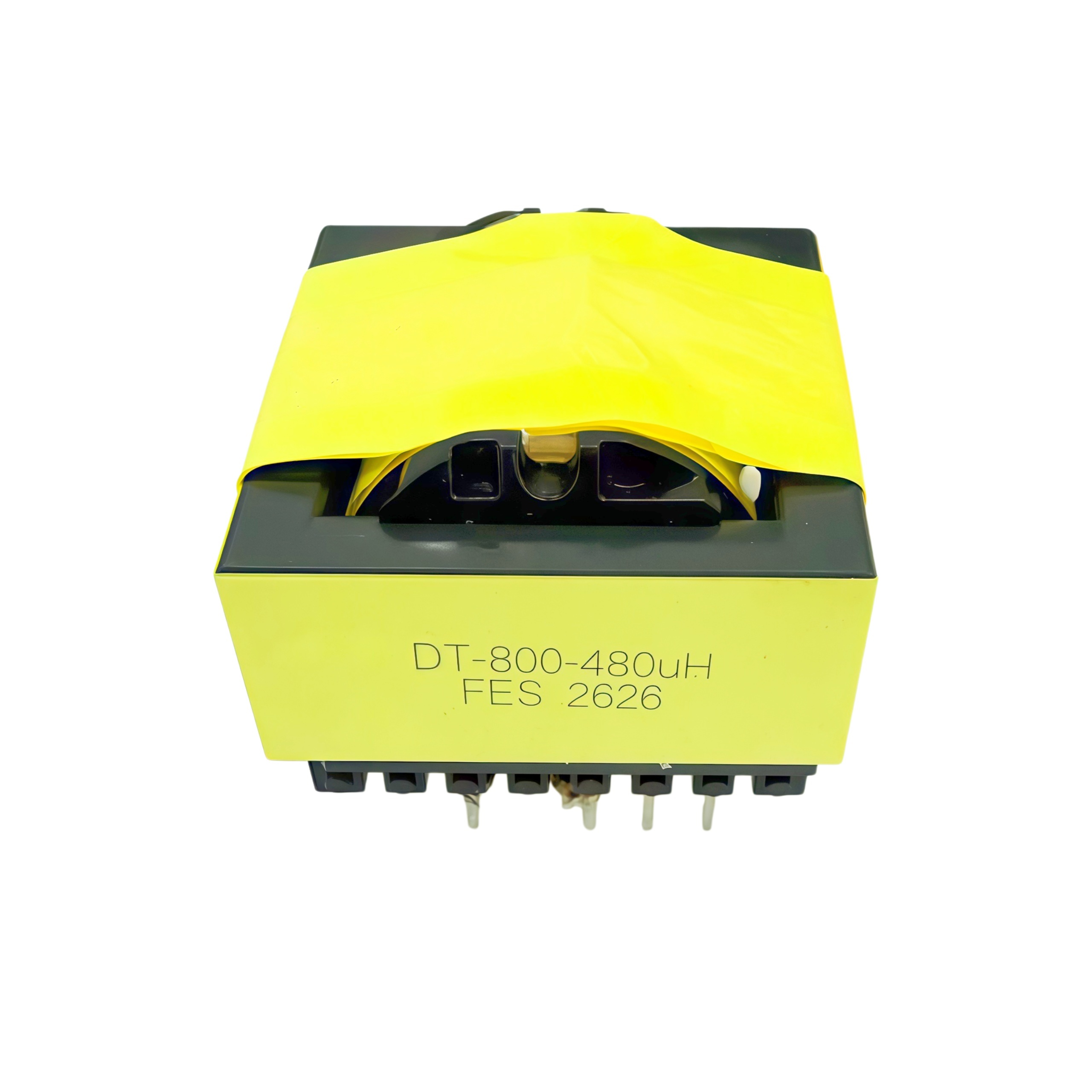 Horizontal Mount High Efficiency EC28 High Frequency Transformer with Thermal Stability for PCB Power Solutions