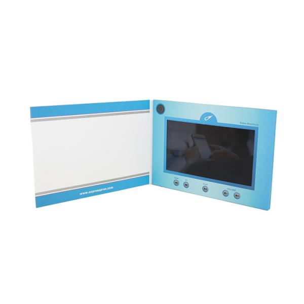 Lithium Battery Printed Video Cards Handmade Built In Magnetic Switch