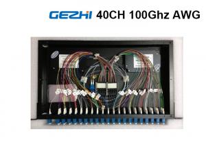China 40  Channels Arrayed Waveguide Grating Passive Optical Network Rackmount Module on sale