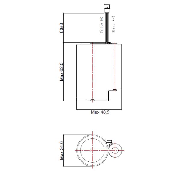 Anti Corrosion Li-SOCl2 Battery High Pulse Solution 3.6V ER34615 For Utility Gas Meter