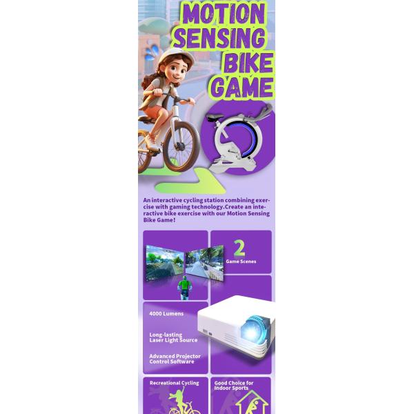 Bicycle Ride Simulator 1920x1200 Projection Game Virtual Cycling Simulator For Home
