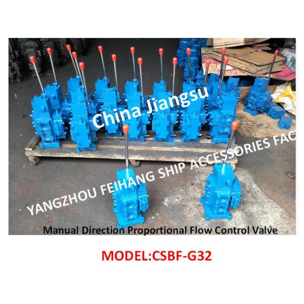 OVERFLOW PRINCIPLE OF MANUAL PROPORTIONAL FLOW COMPOUND VALVE CSBF-G25 FOR WINDLASS MATERIAL - CAST IRON