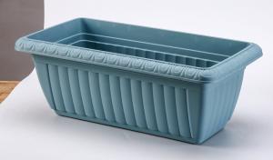 Quality ISO9001 Thickened PP Rectangular Window Sill Plant Pots Trough for sale
