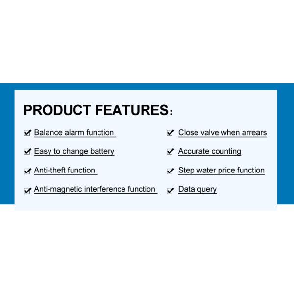LXSK-15-20e Kaifeng Shengda Prepaid Water Meter Digital Price