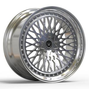 Quality 2 PC Polished Wheels For Golf 6 R Forged Brushed Gun Metal 20inch 20x9.5 Alloy Car Rims for sale