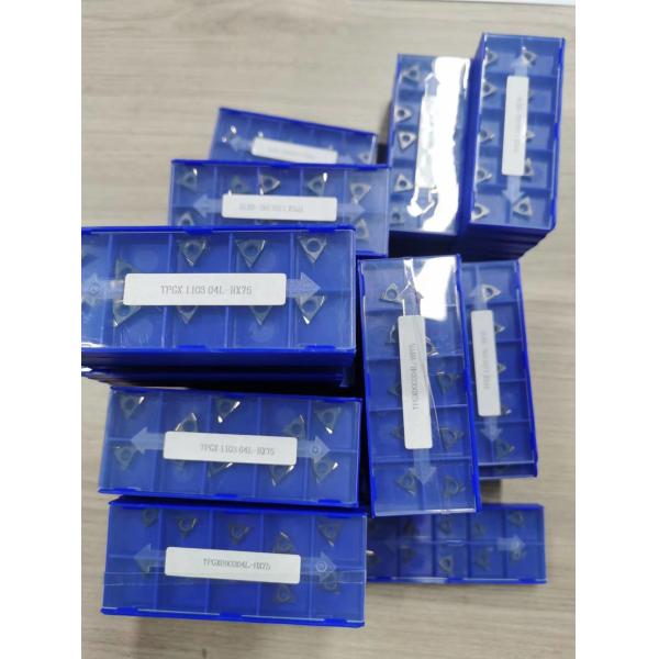 Carbide Milling Inserts TPGX 110304L Equivalent To Mitsubishi Insert
