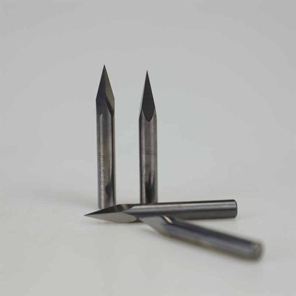 Customizable ODM/OEM CNC Pointed Flat End Mill Triangular Milling Cutter Stone and Metal for Engraving and Milling