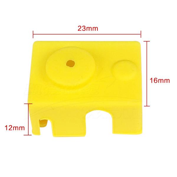 Custom Made 5pcs 3D Printer Silicone Rubber Case MK7 MK8 MK9