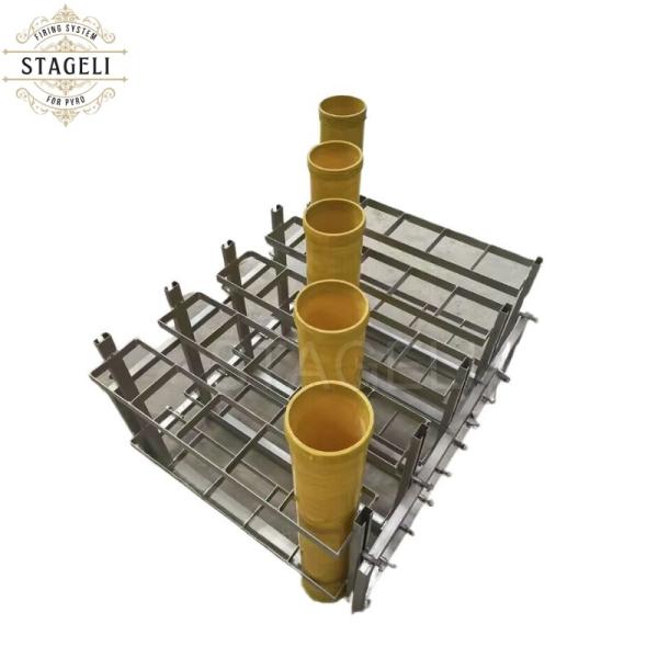 Customizable Sparkling And Safe Aluminum Metal Fireworks Racks For All Festivals