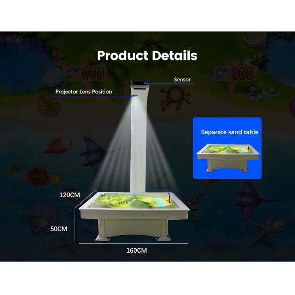 Interactive Theme Park Magic AR Sand Table Sand Box Kids Interactive Projector Games AR Sandbox Indoor Playground