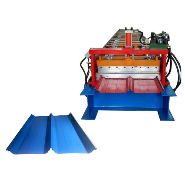 Weight 8 Tons Standing Seam Roll Forming Machine Voltage 380V 50Hz 3 Phases / Customized
