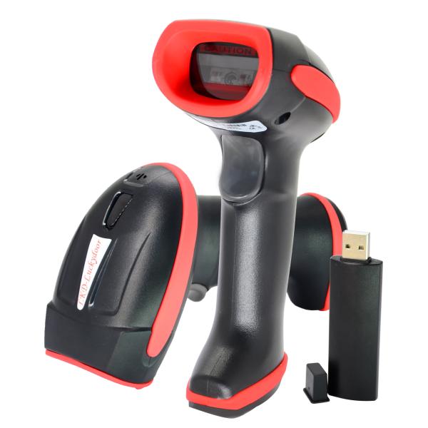 OEM Handheld 1D Scanner Gun Portable Wireless Laser Barcode Reader for Inventory USB Connection in Stock