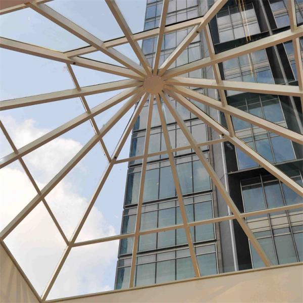 Portable Circular Roof Dome Skylight Light Metal Durable For Outdoor Structure