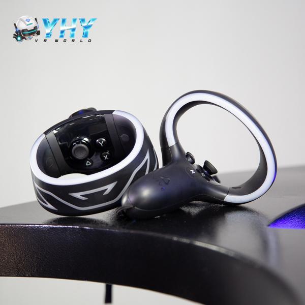 Two Battle Platform Full Motion 9D VR Simulator Space Standing Room Game Flight Simulator