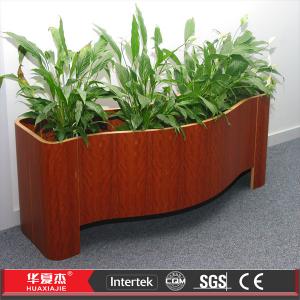 Quality Waterproof Wpc Flower Boxes , Pvc Composite Bed Flower Box UV protect for sale