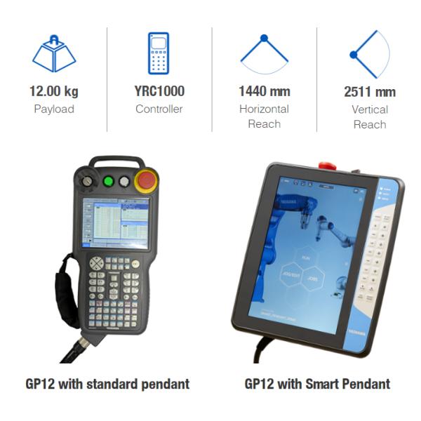 Assembly Handling Picking Packing 6 Axis Used Robot Arm With YRC1000 Controller