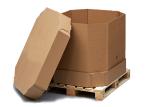 Custom Pallet Paper IBC Container For Solid Remote Storage Transporting