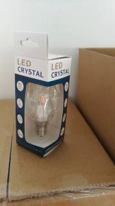 Quality led crystal candle bulb light E14 E12 SMD2835 led chip Epistar CE dimmable lighe source for sale