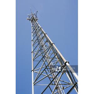 Quality Hot Dip Galvanized Telecom Q235 Steel Structure Tower for sale